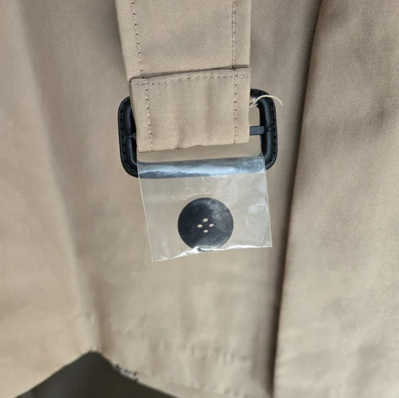 Zara Basic Outerwear Tan Double-Breasted Coat - Picture 6 of 11